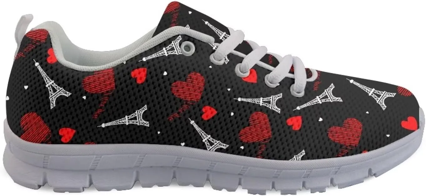 Lightweight Walking Sneakers Women Road Running Tennis Workout Athletic Shoes Non-Slip Breathable Work Shoes for Women Sneakers US 5-12
