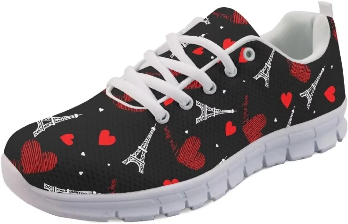 Lightweight Walking Sneakers Women Road Running Tennis Workout Athletic Shoes Non-Slip Breathable Work Shoes for Women Sneakers US 5-12