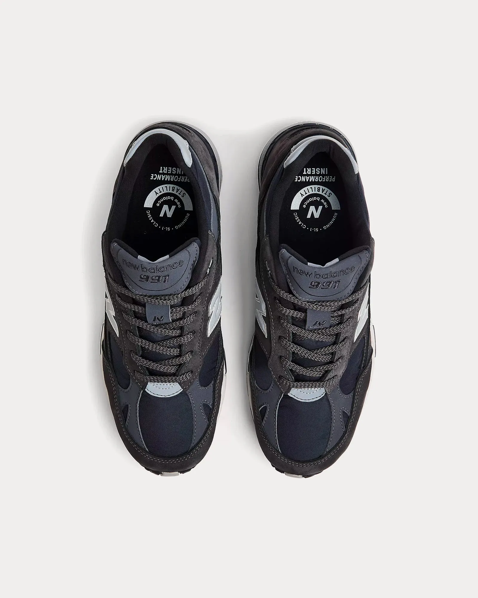 MADE in UK 991v1 Magnet / Vulcan / Smoked Pearl Low Top Sneakers