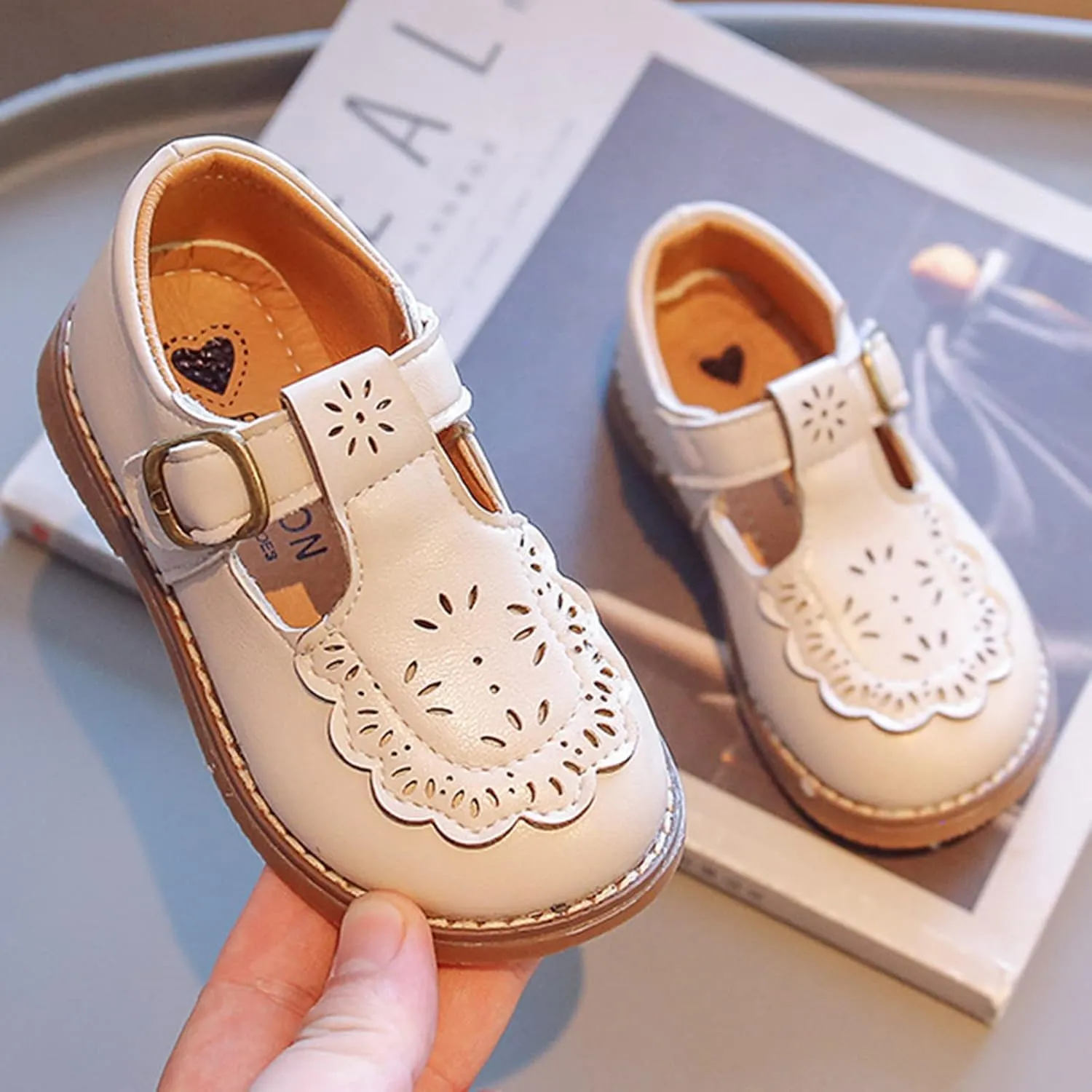 Mary Jane School Shoes for Girls Toddler Dress Shoes for Party Wedding Little Girls School Oxford Toddler Girl Shoes