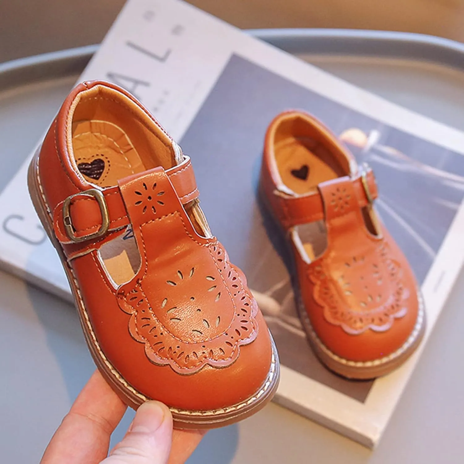 Mary Jane School Shoes for Girls Toddler Dress Shoes for Party Wedding Little Girls School Oxford Toddler Girl Shoes