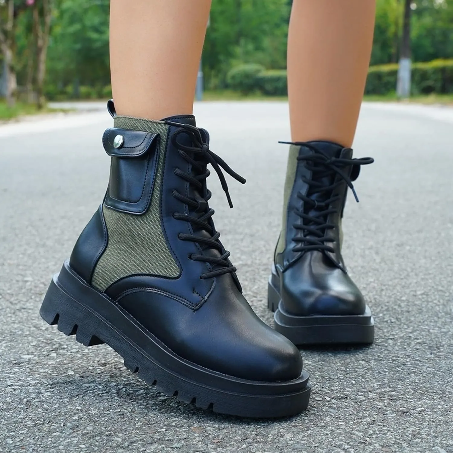 Mens Ankle Boots Womens Fashion Boots Comfortable Ankle Boots for Women Work Booties for Women Womens Ankle Boots Low Heel Orthopedic Flat Ankle Booties for Women No Heel