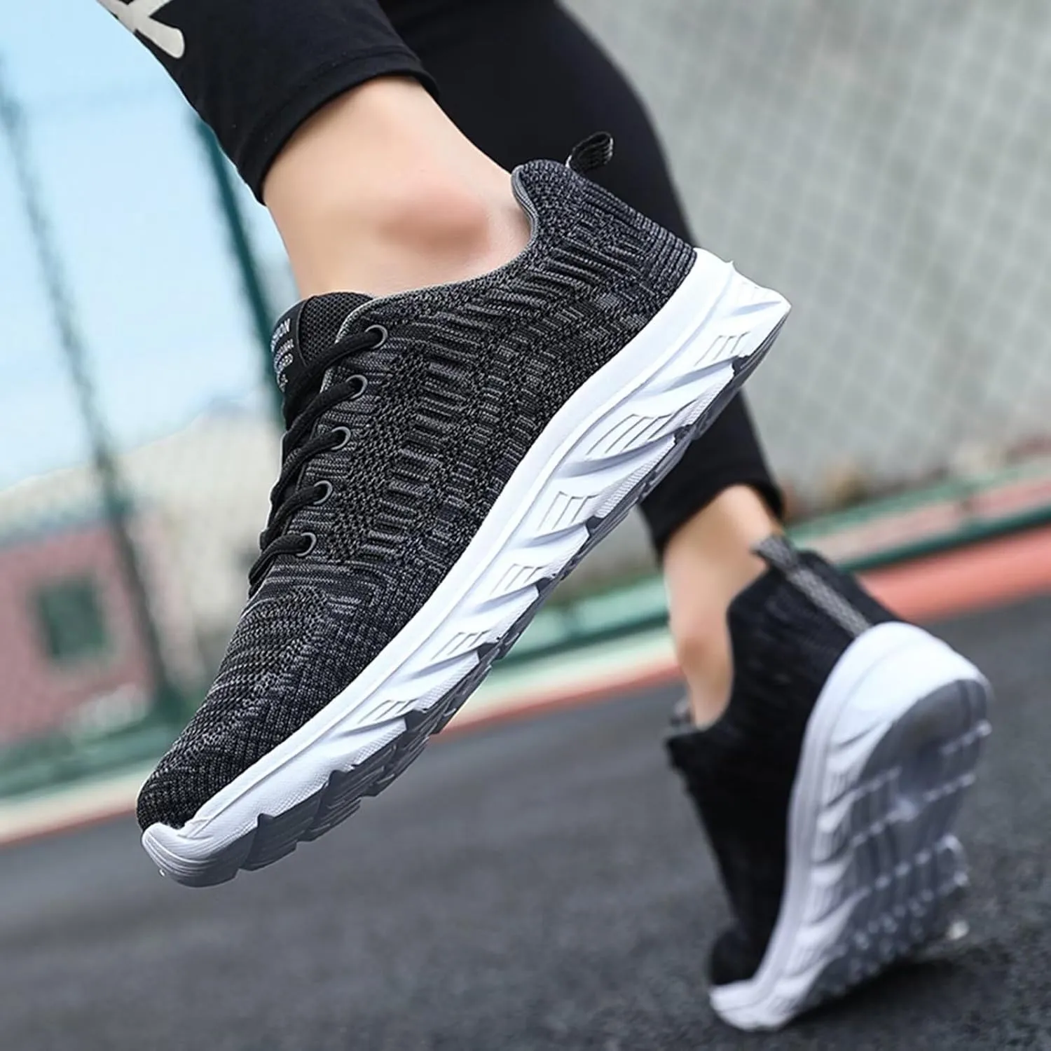 Men's Athletic Running Shoes Lightweight Jogging Walking Shoes Workout Sneakers Size US Men's 7 to 13.5