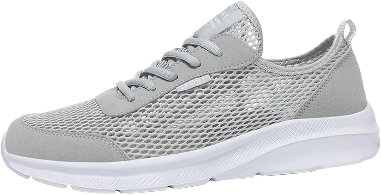 Mens Athletic Shoes Men's Sneakers Tennis Shoe for Men Slip on Shoe for Men Mesh Breathable Sneaker