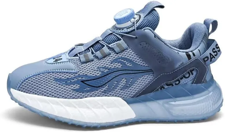 Men's Casual Walking Shoes Workout Rotating Automatic Buckle Shoes Laces Running Shoes for Men Sneakers