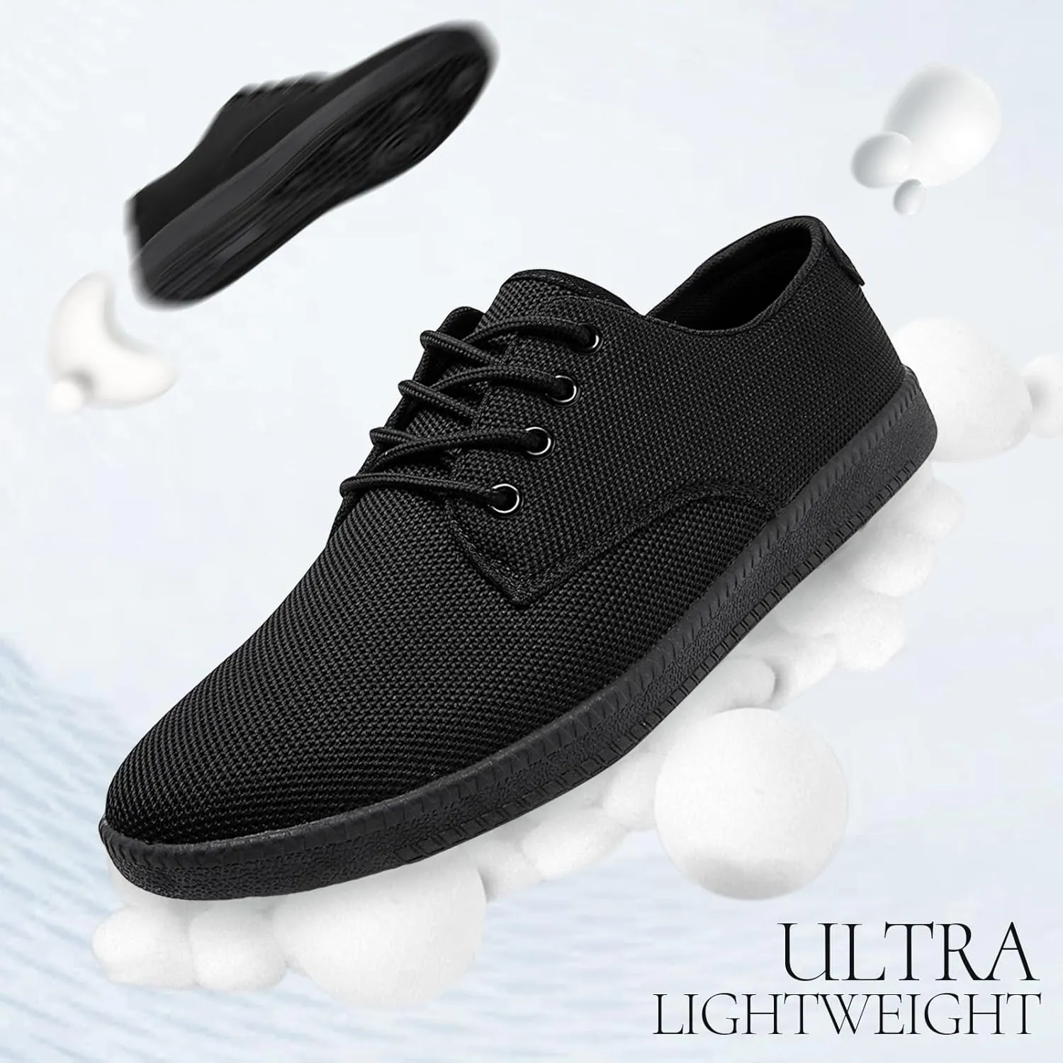 Mens Dress Shoes Casual Business Slip on Loafers Walking Breathable Sneakers Lightweight Mesh
