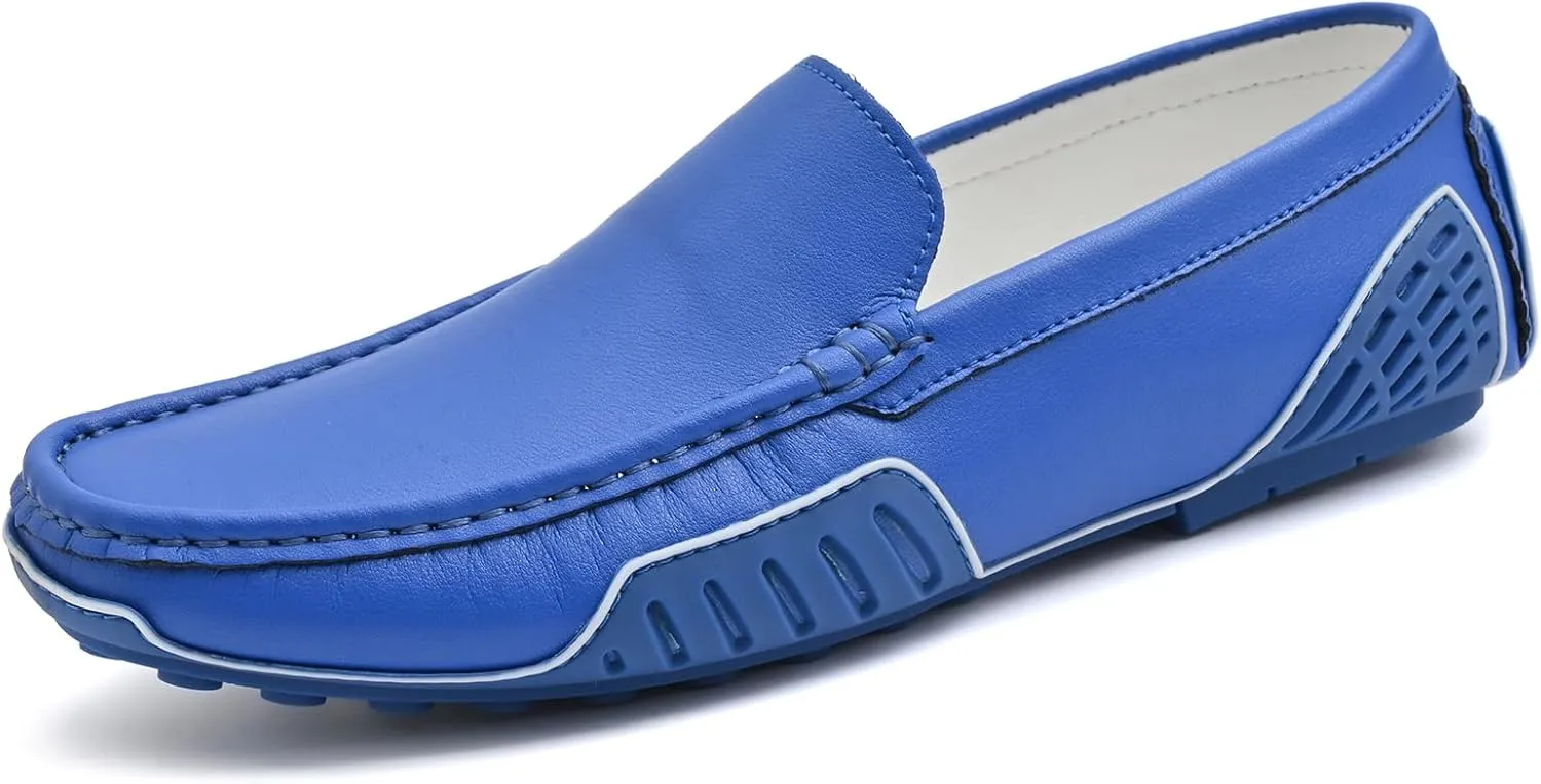 Men's Loafers Casual Shoes Slip On Driving Loafers Penny Loafers with Rubber Sole Soft Light-Weight Flats Boat Free Shoes