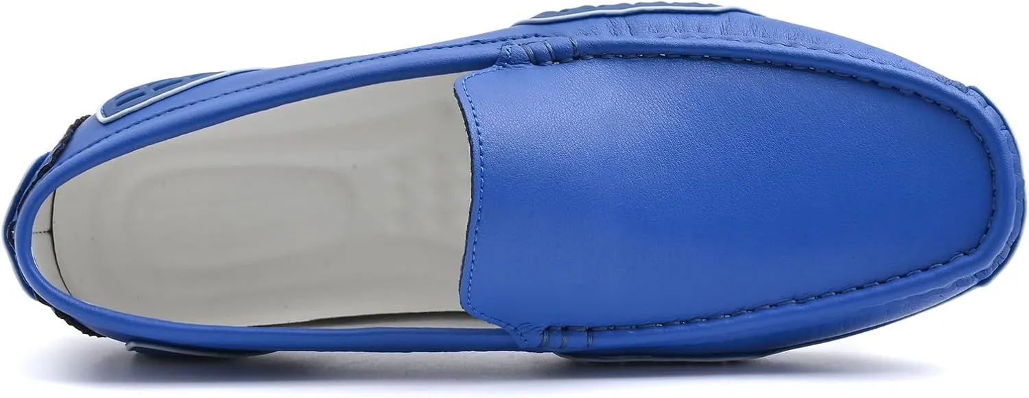 Men's Loafers Casual Shoes Slip On Driving Loafers Penny Loafers with Rubber Sole Soft Light-Weight Flats Boat Free Shoes