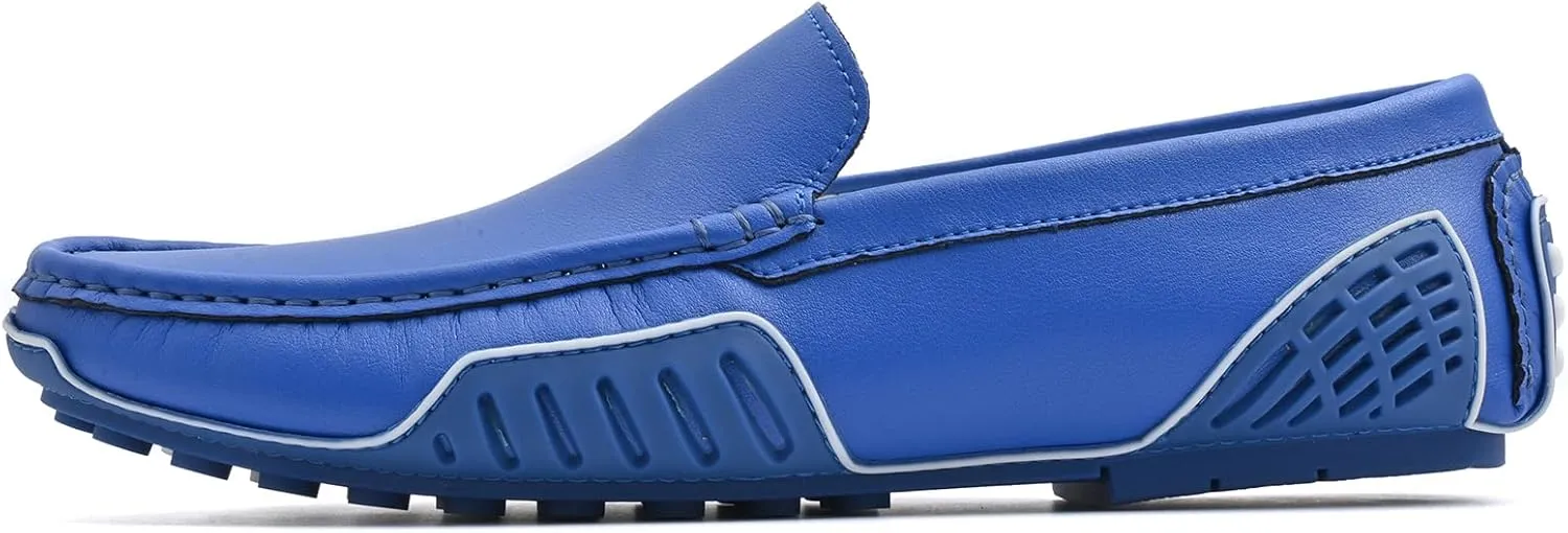 Men's Loafers Casual Shoes Slip On Driving Loafers Penny Loafers with Rubber Sole Soft Light-Weight Flats Boat Free Shoes