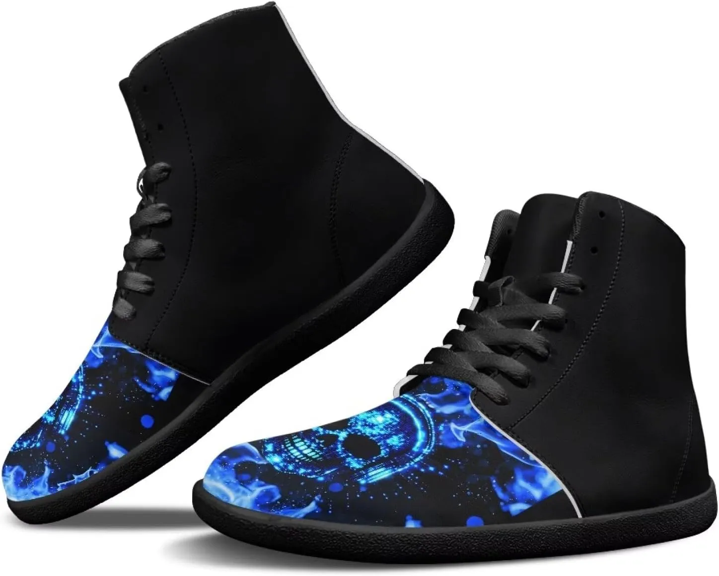 Men's Minimalist Barefoot Shoes | Wide Wide Toe Box Fashion Sneaker | Zero Drop Workout Walking Hiking Running Tennis Sneaker US 5-14
