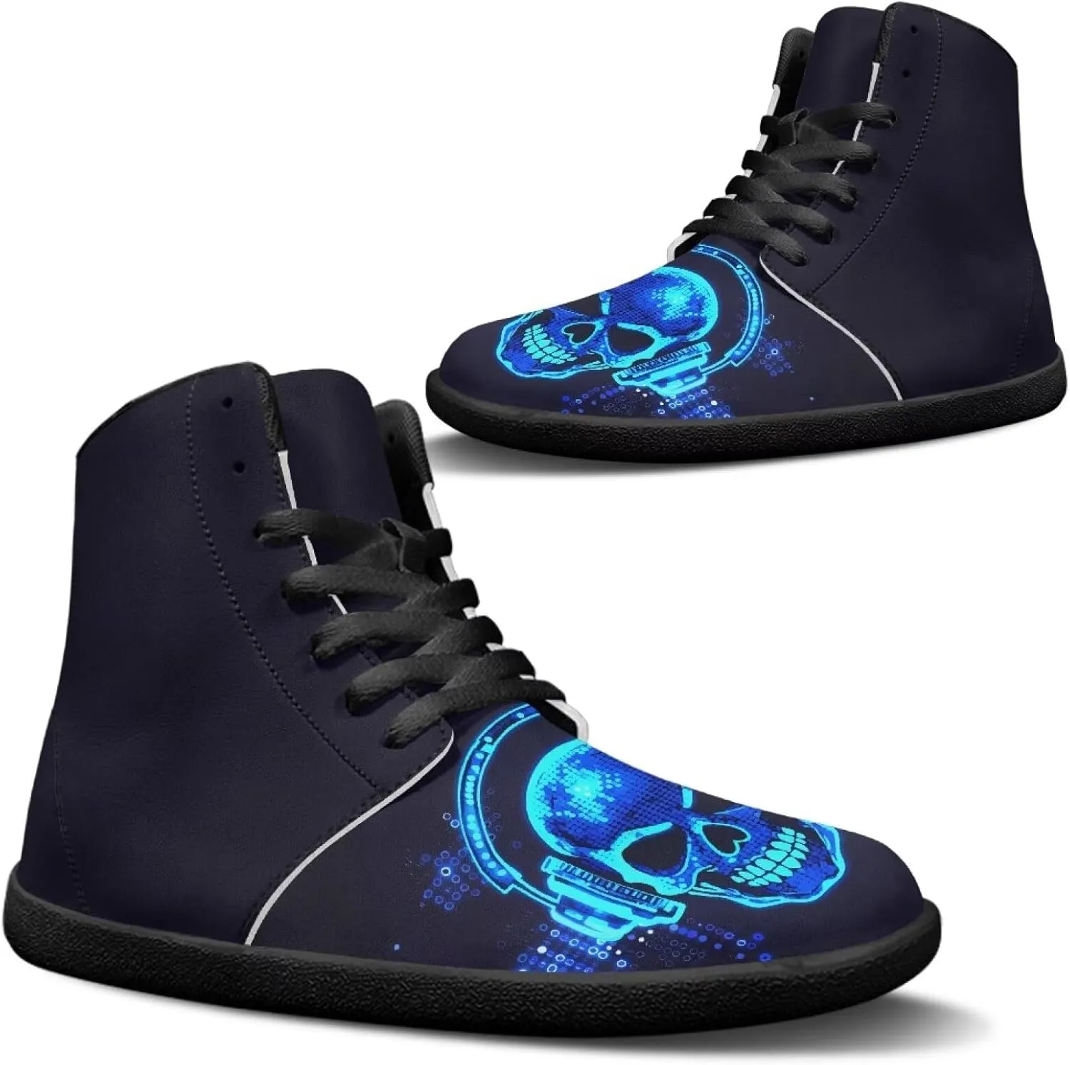 Men's Minimalist Barefoot Shoes | Wide Wide Toe Box Fashion Sneaker | Zero Drop Workout Walking Hiking Running Tennis Sneaker US 5-14