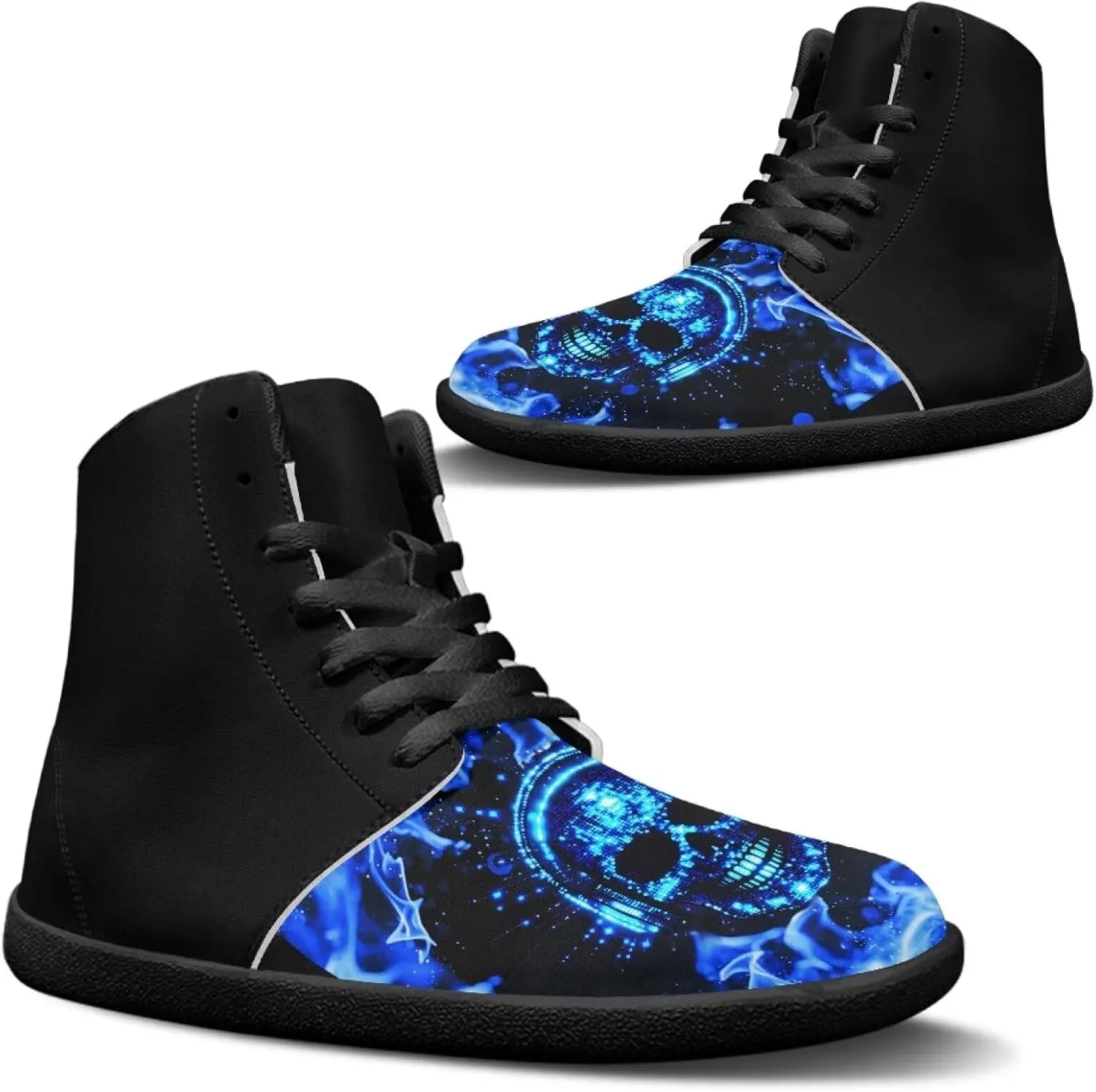 Men's Minimalist Barefoot Shoes | Wide Wide Toe Box Fashion Sneaker | Zero Drop Workout Walking Hiking Running Tennis Sneaker US 5-14