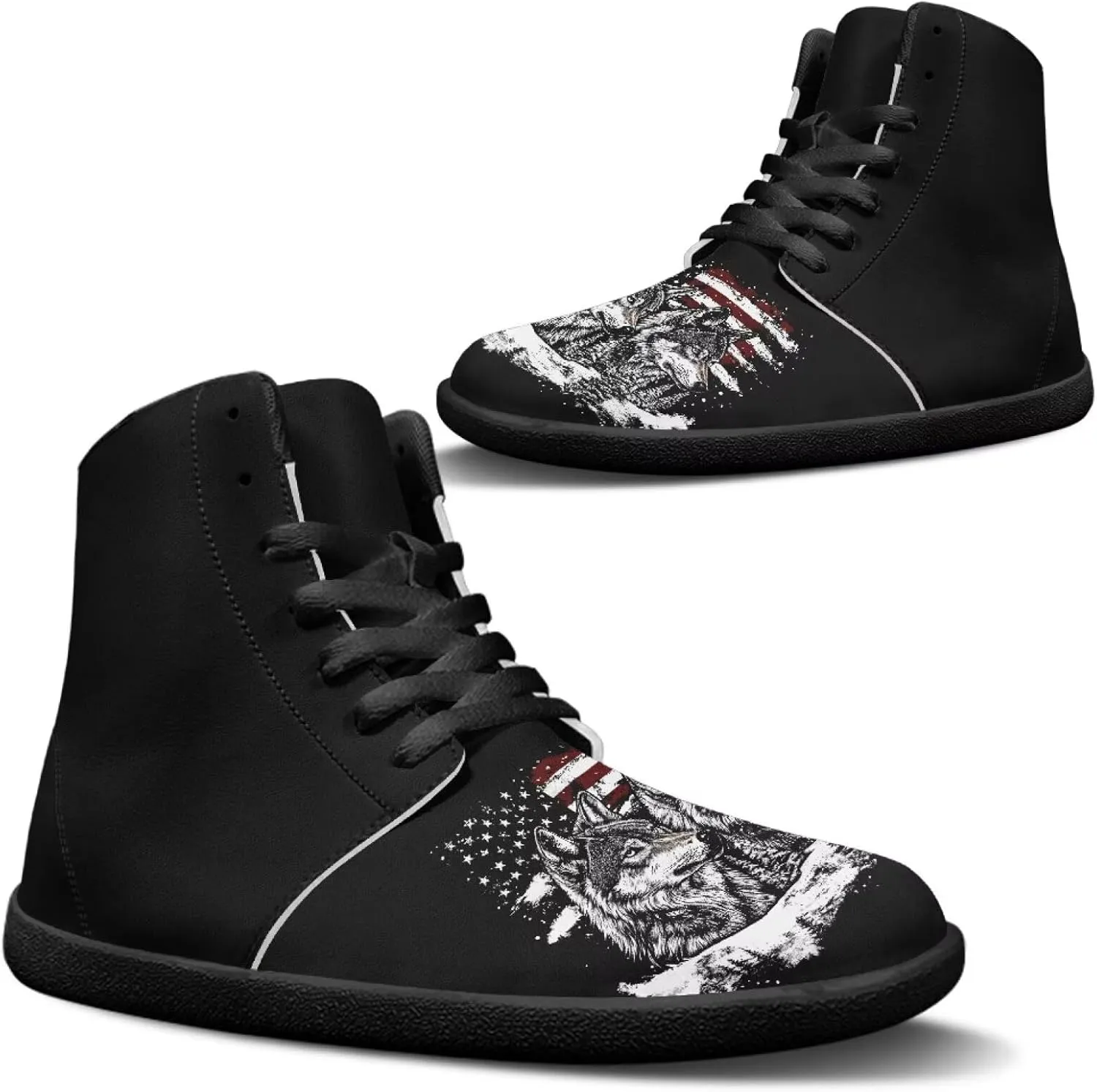 Men's Minimalist Barefoot Shoes | Wide Wide Toe Box Fashion Sneaker | Zero Drop Workout Walking Hiking Running Tennis Sneaker US 5-14