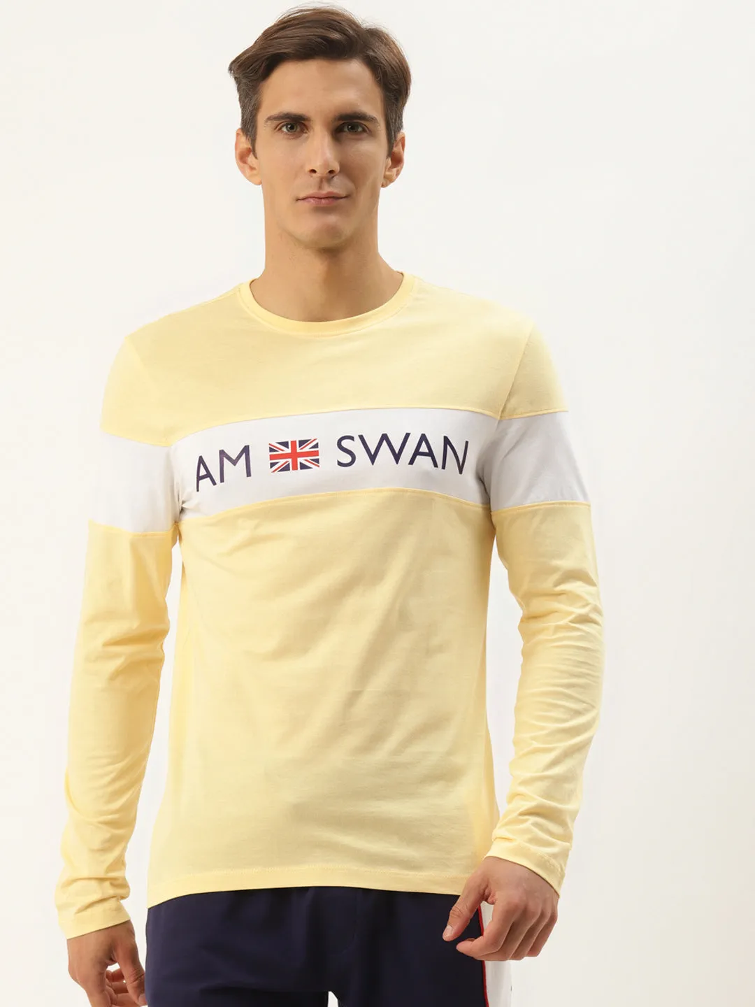 Mens Premium Cotton Printed Full Sleeve T-Shirts