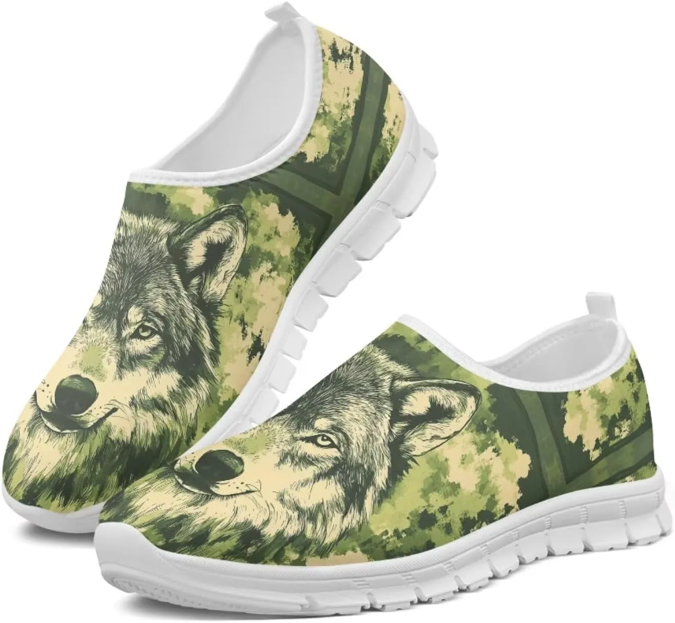 Mens Slip On Walking Shoes Casual Lightweight Outdoor Running Sneakers Elastic Non Slip Workout Fitness Loafers Size 5-14 White Sole