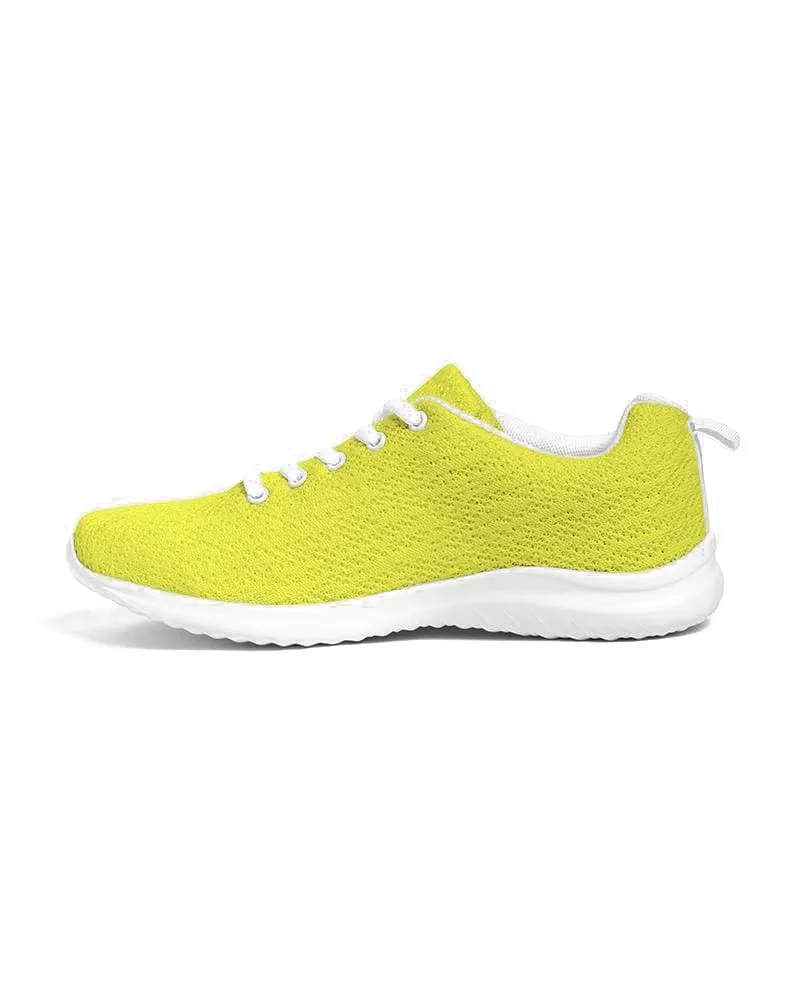 Mens Sneakers - Yellow Low Top Canvas Running Sports Shoes - O7o475 by inQue.Style