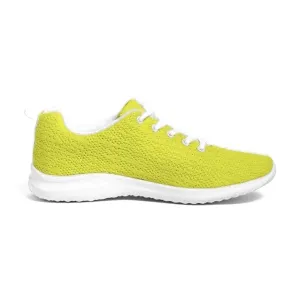 Mens Sneakers - Yellow Low Top Canvas Running Sports Shoes - O7o475 by inQue.Style
