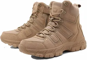 Men's Tactical Boots, Waterproof Hiking Work Boots, Breathable Desert Boots, Lightweight Military Boots, Outdoor Hiking Backpacking Boots, Anti-slip Jungle Boots For Men