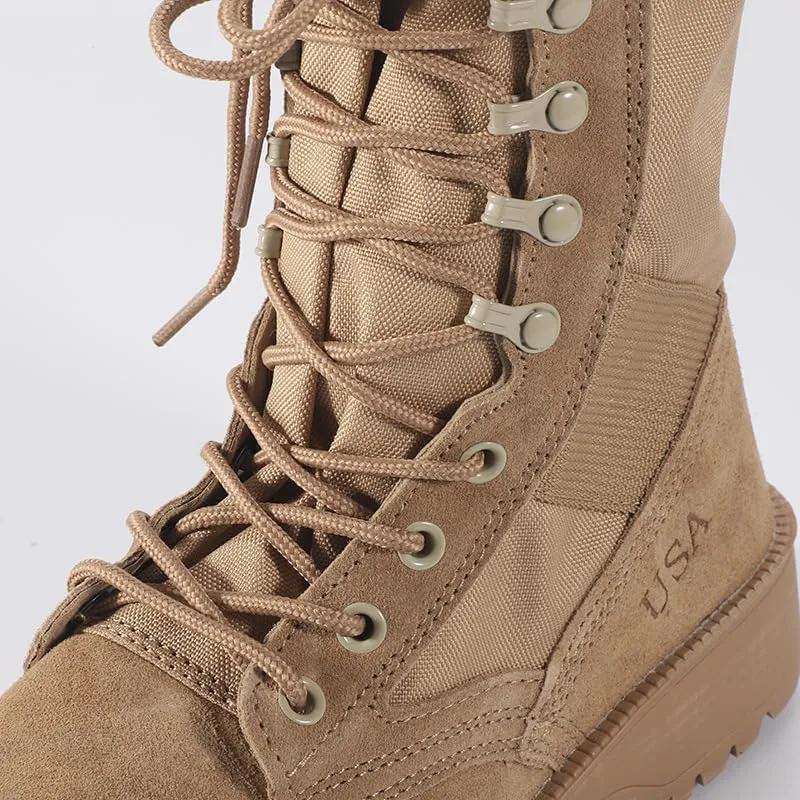 Men's Tactical Hiking Boots - Lightweight, Comfortable, Durable, with Anti-Slip Sole, Desert Hiking Boots for Outdoor Adventures