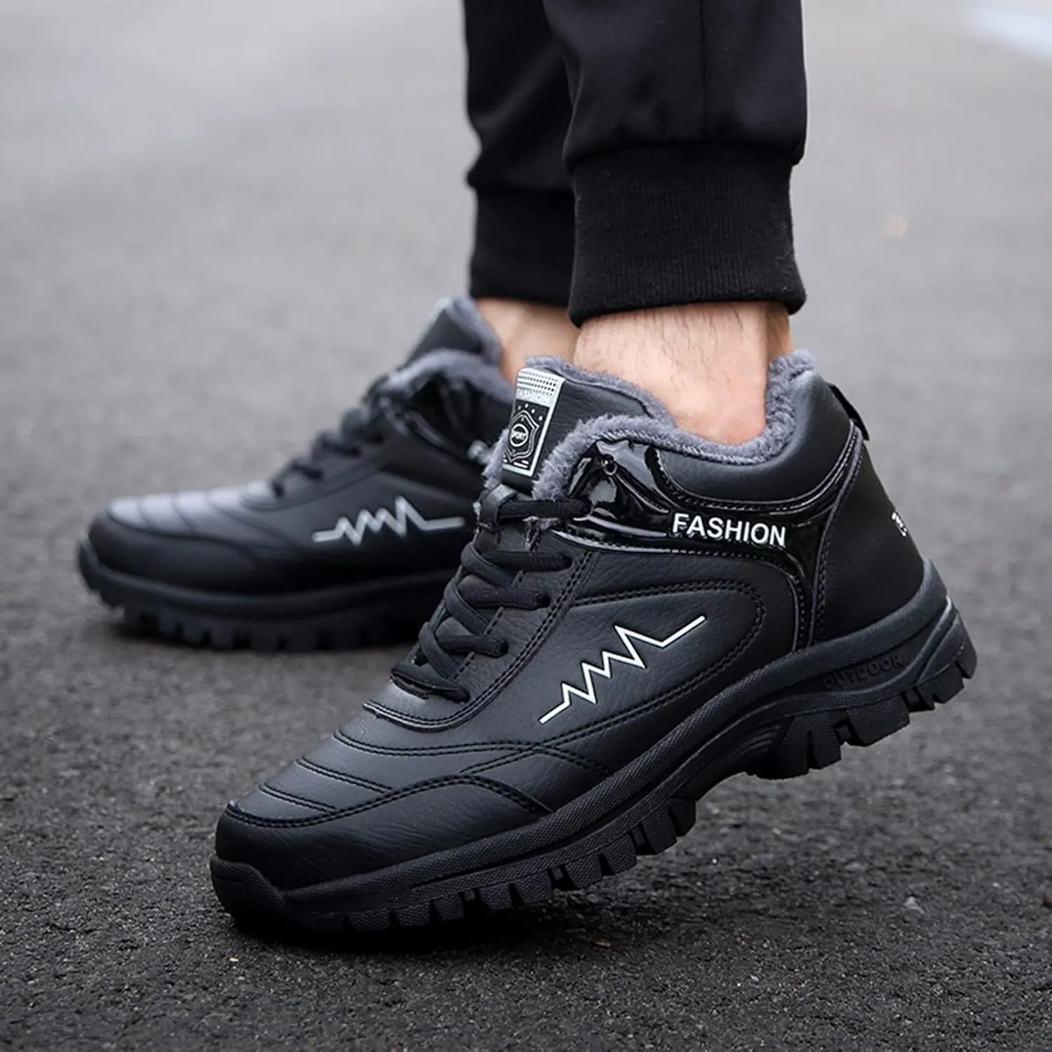 Men's Work Boots Non Steel Toe Hiking Sneakers Ankle Ladies Womens Safety Shoes Waterproof Platform Shoes Composite Toe Botas Hike Grounded Footwear