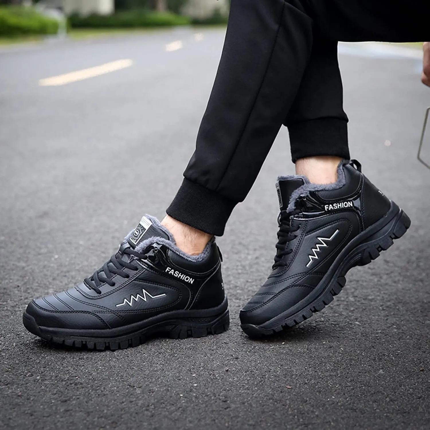 Men's Work Boots Non Steel Toe Hiking Sneakers Ankle Ladies Womens Safety Shoes Waterproof Platform Shoes Composite Toe Botas Hike Grounded Footwear