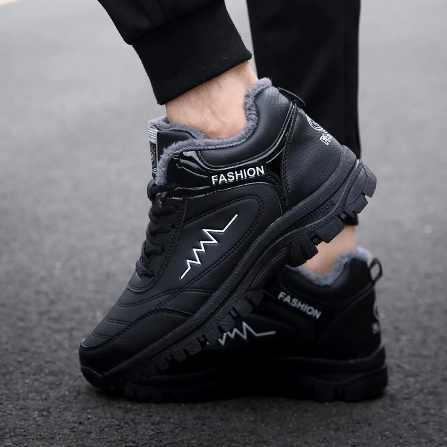 Men's Work Boots Non Steel Toe Hiking Sneakers Ankle Ladies Womens Safety Shoes Waterproof Platform Shoes Composite Toe Botas Hike Grounded Footwear