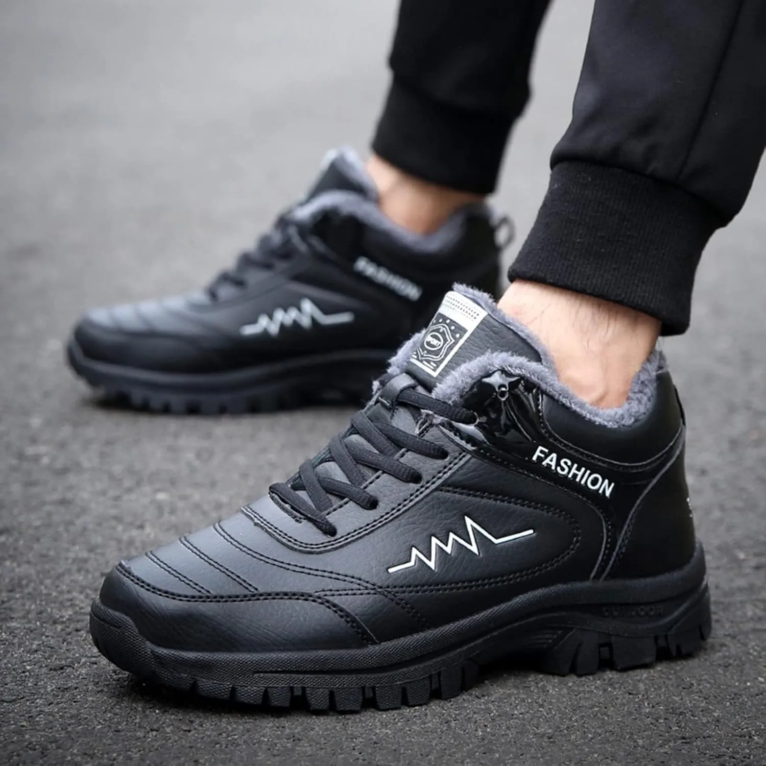 Men's Work Boots Non Steel Toe Hiking Sneakers Ankle Ladies Womens Safety Shoes Waterproof Platform Shoes Composite Toe Botas Hike Grounded Footwear