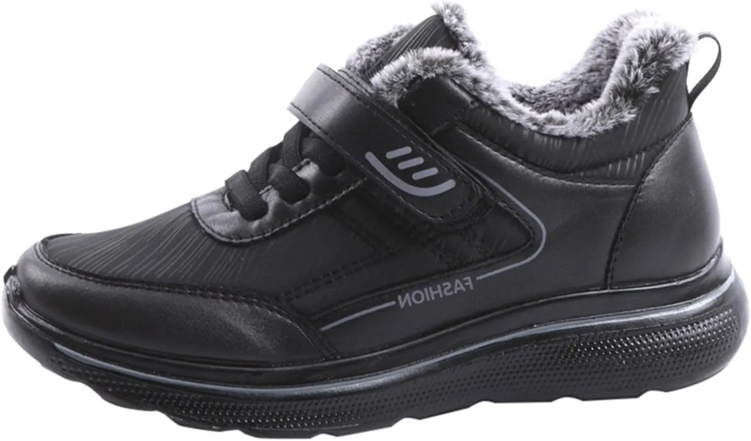 Men's Work Boots Slip On Hiking Sneakers Fur Lined Ankle Boot Women's Workout Shoes Slip Resistant Platform Shoes Composite Toe Botas Hike Grounded Footwear