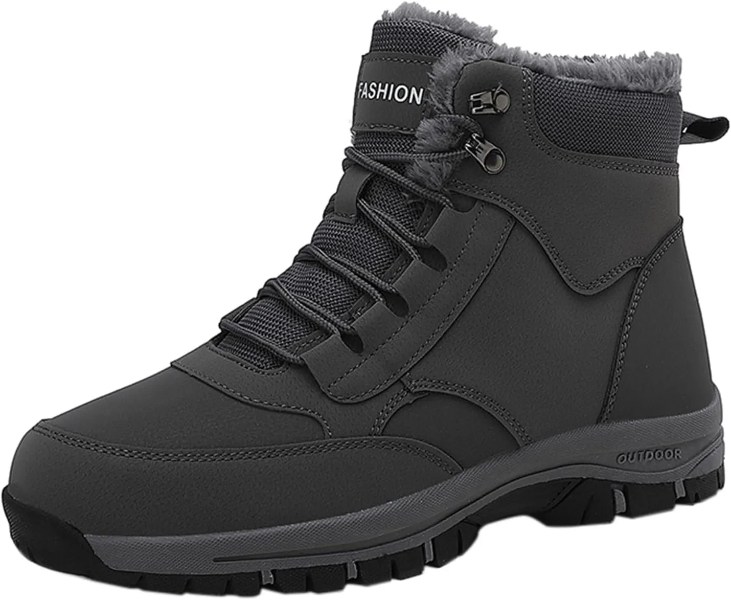 Men's Work Boots Slip On Hiking Sneakers Shoes Warm Women's Safety Shoes Business Casual Platform Sneakers Lightweight Safety Hike Grounded Footwear