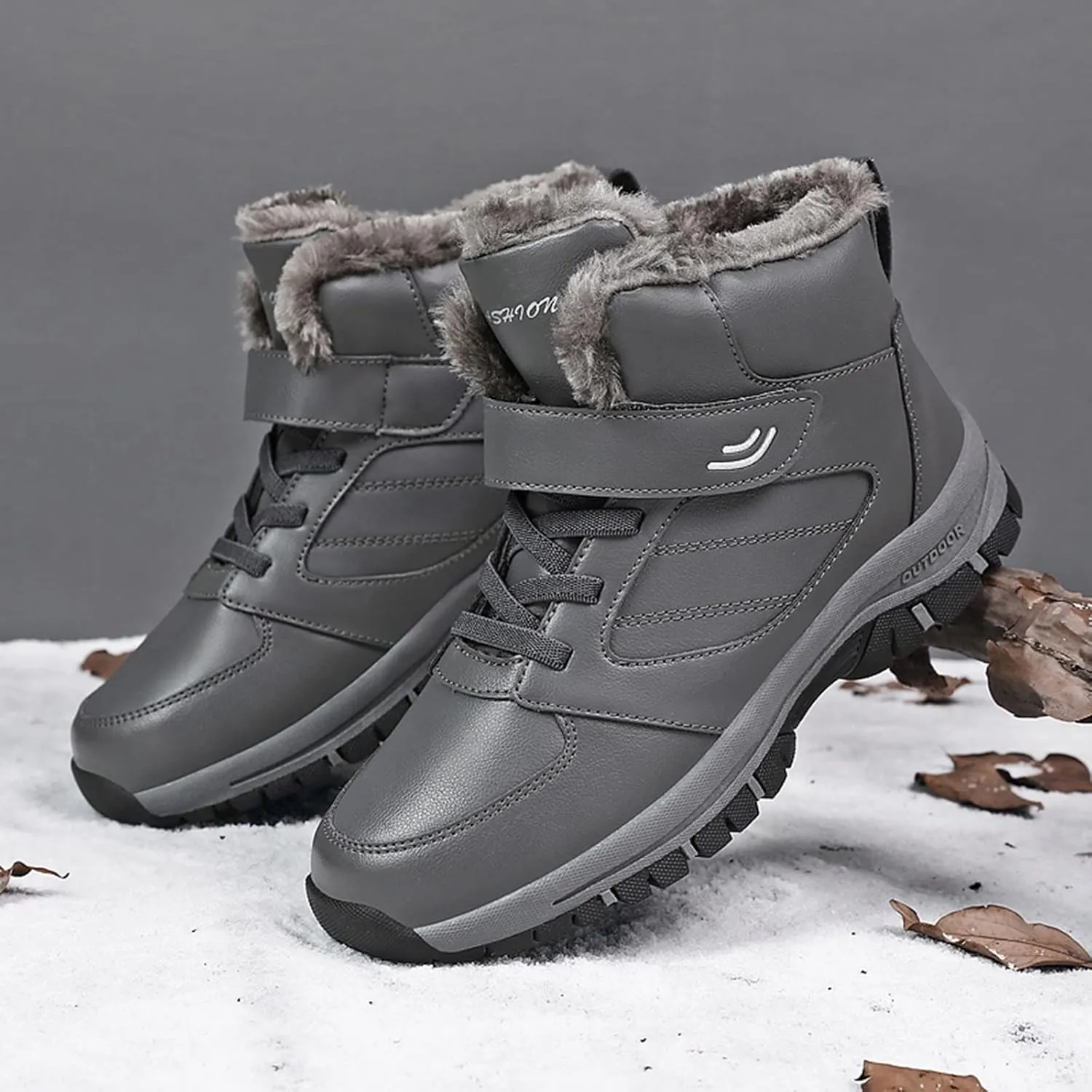 Men's Work Boots Soft Toe Hiking Sneakers Warm Booties Womens Safety Toe Shoes Soft Toe Wide Outdoor Shoes Slip on Loafers Hike Grounded Footwear