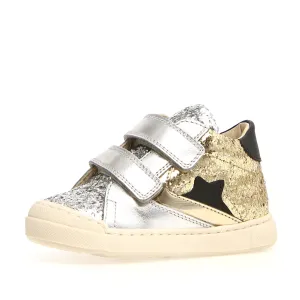 Naturino Girl's Beeri Vl Metallic Shoes, Silver - Platinum