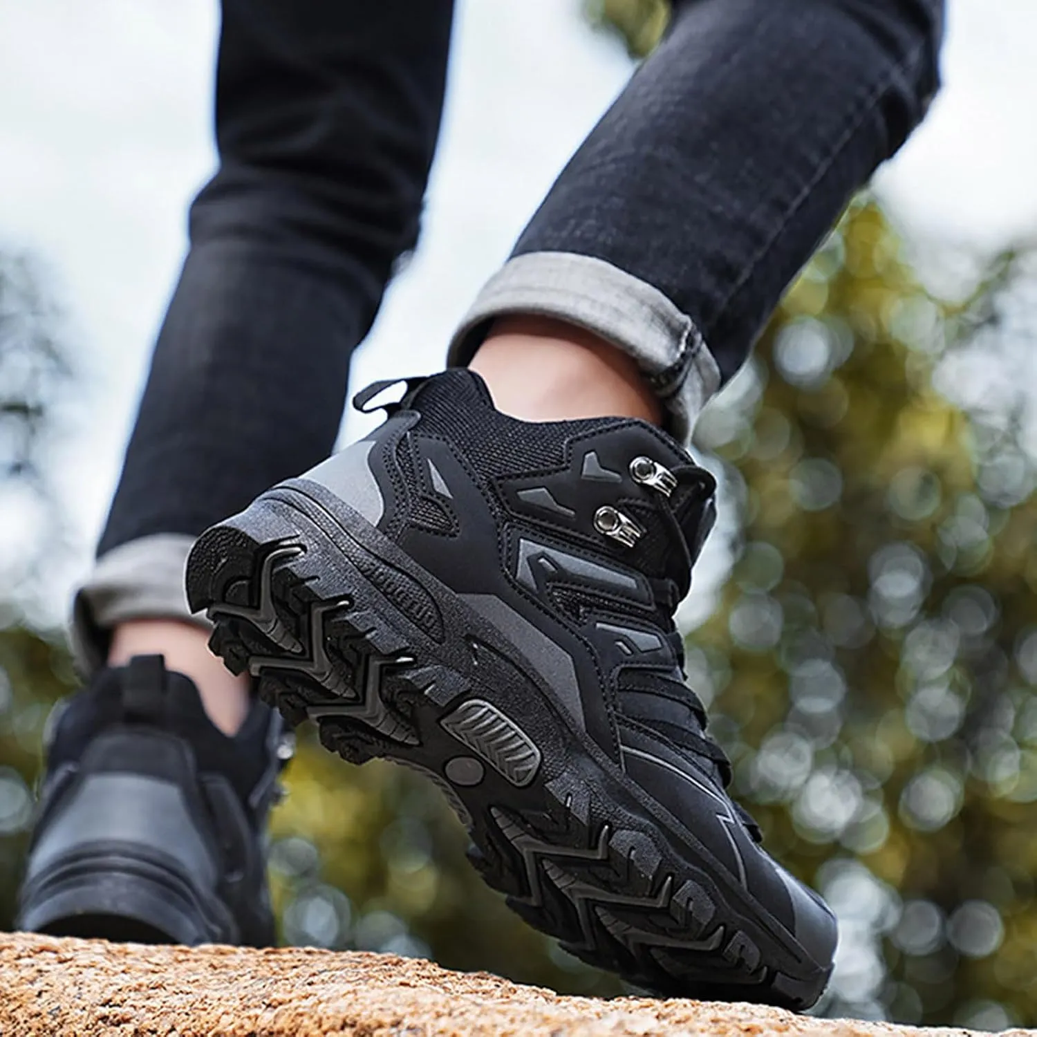 Non Slip Work Sport Shoes for Men Lightweight Sport Gym Jogging Walking Sneaker Men's Comfortable Dress Shoes