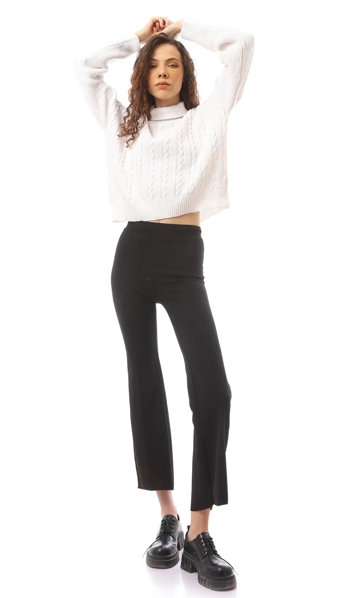 O169848 Off-White Regular Fit Pullover