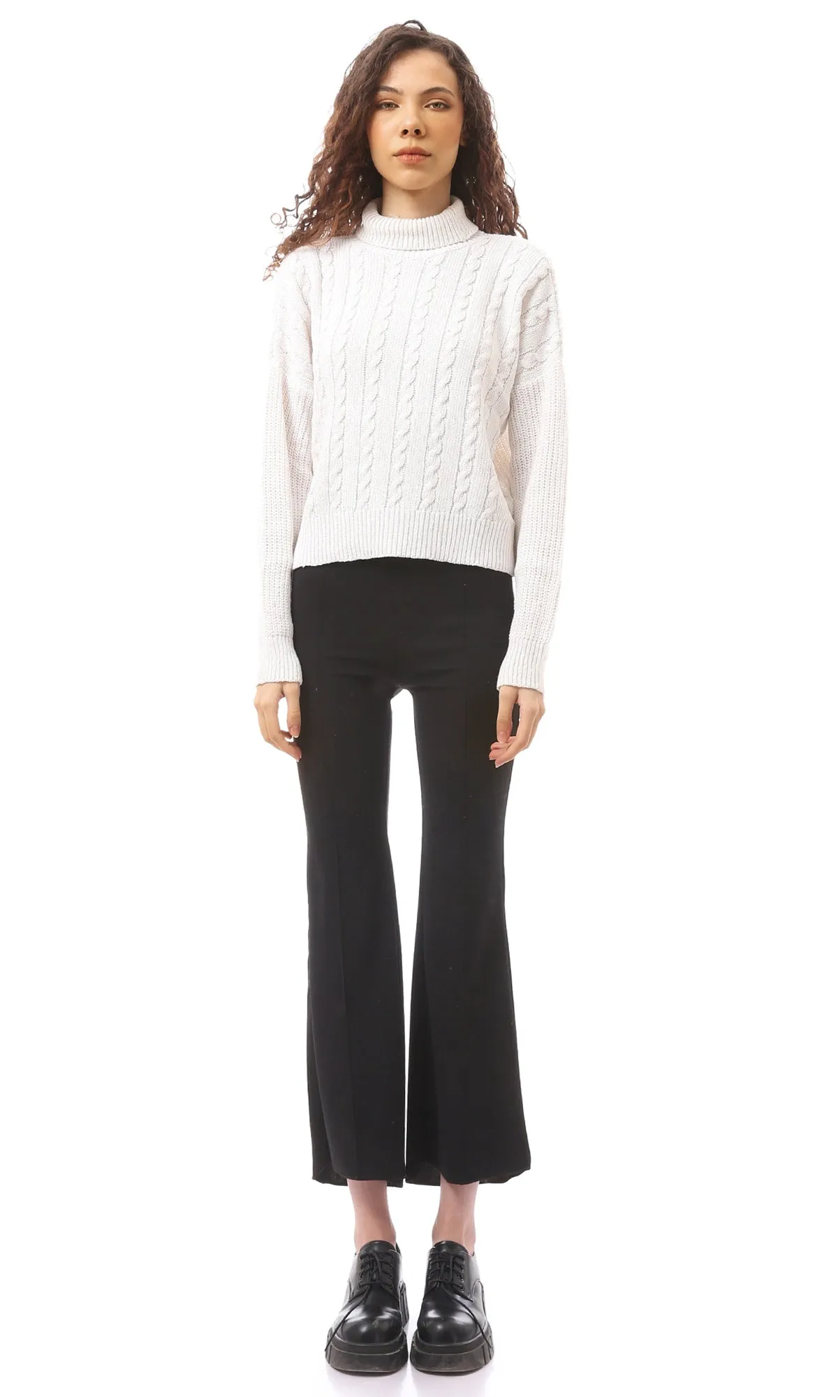 O169848 Off-White Regular Fit Pullover