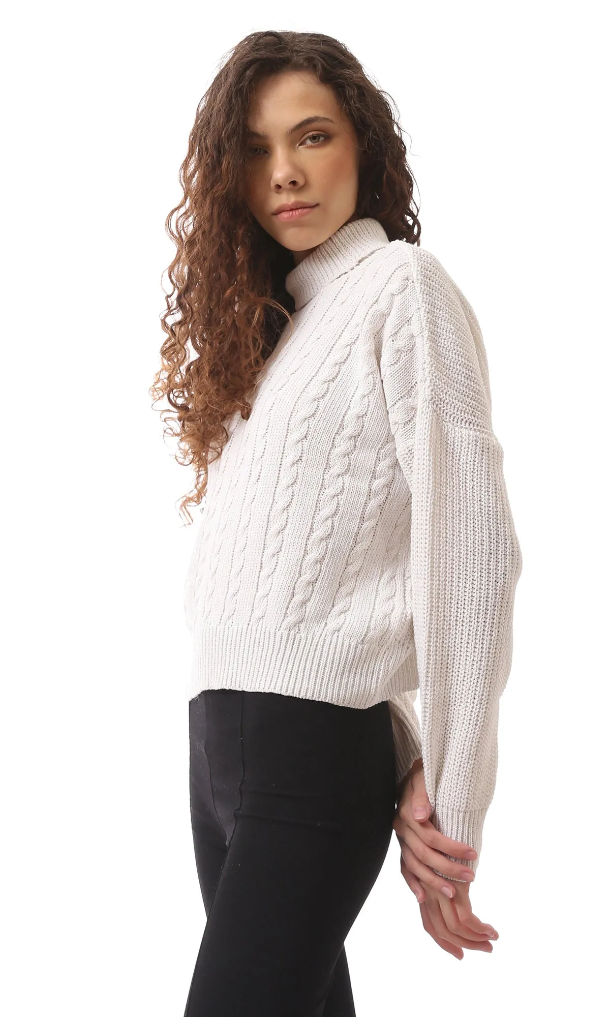 O169848 Off-White Regular Fit Pullover