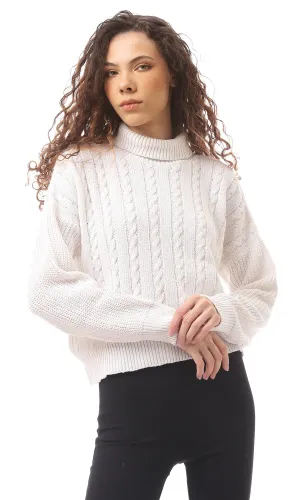 O169848 Off-White Regular Fit Pullover