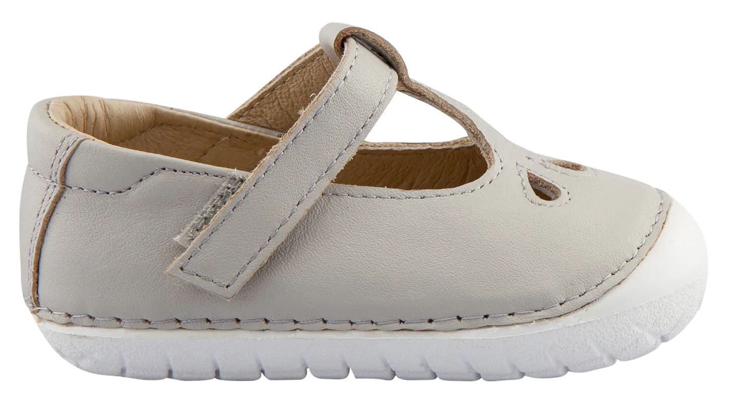 Old Soles Girl's Classic Pave T-Strap Shoes, Gris