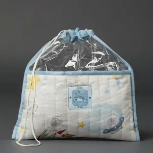 Organic Cotton Shoe Bag - Space