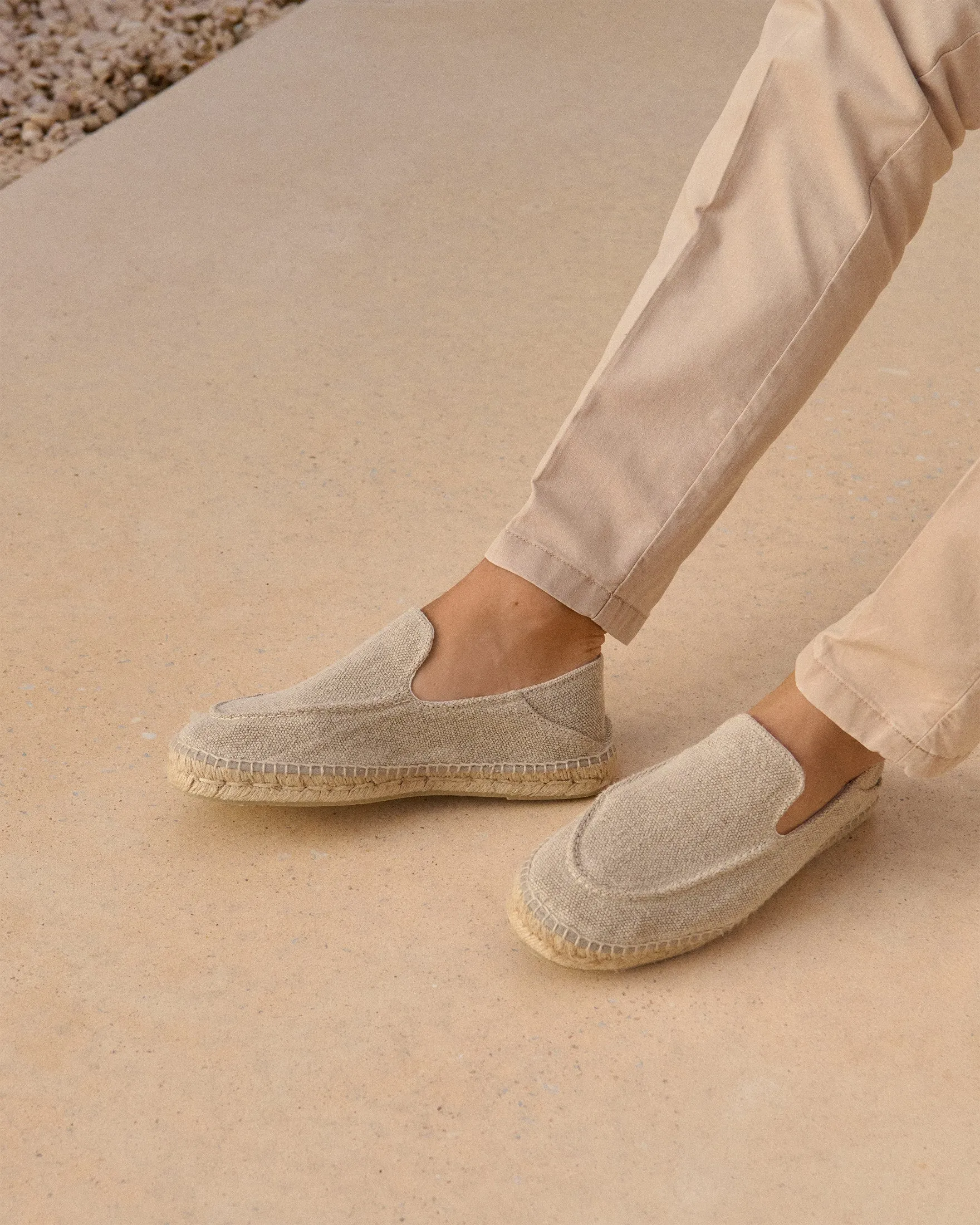 Organic Hemp Traveler Loafers|Espadrilles - O71LT - La Havana Natural