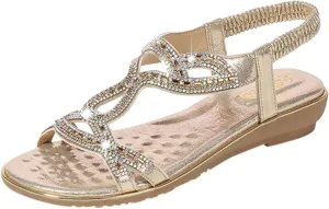 Orthopedic Platform Sandals Women Summer Casual Flip Flops Arch Support Wedge Heels Dressy Open Toe Adjustable Strap Shoes