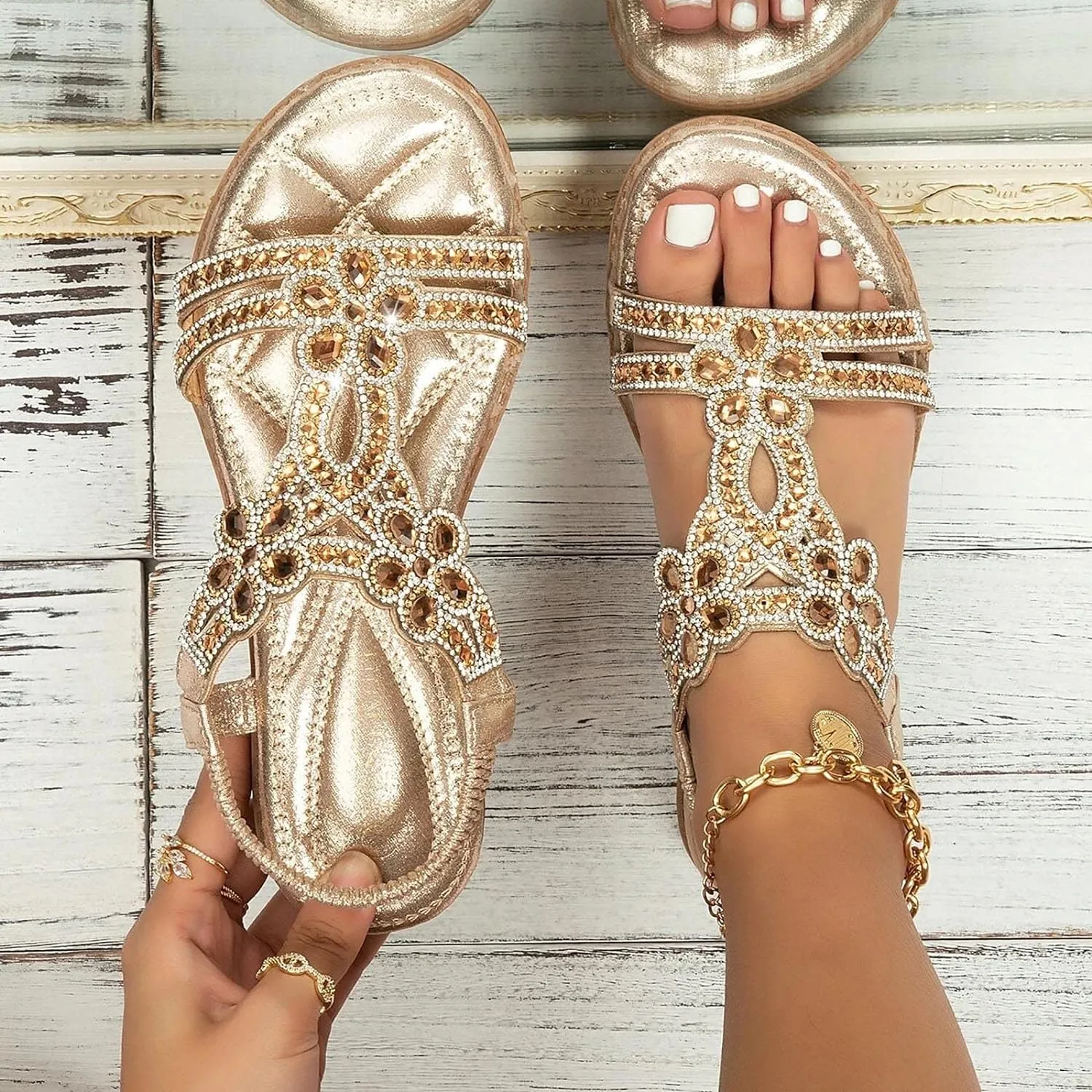 Orthopedic Sandals Women Wide Width Orthotic Flip Flops for Women Beach Women Walking Sandals Comfortable Orthotic Plantar Fasciitis Slippers Women High Arch Heel Support Indoor Womens Travel Sandals