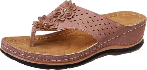 Orthopedic Slippers for Elderly Orthotic Comfortable Flip Flops for Women Orthopedic Flat Feet Sandals for Women Orthotic Womens Summer Sandals Dressy Arch Support Slippers Women Orthotic
