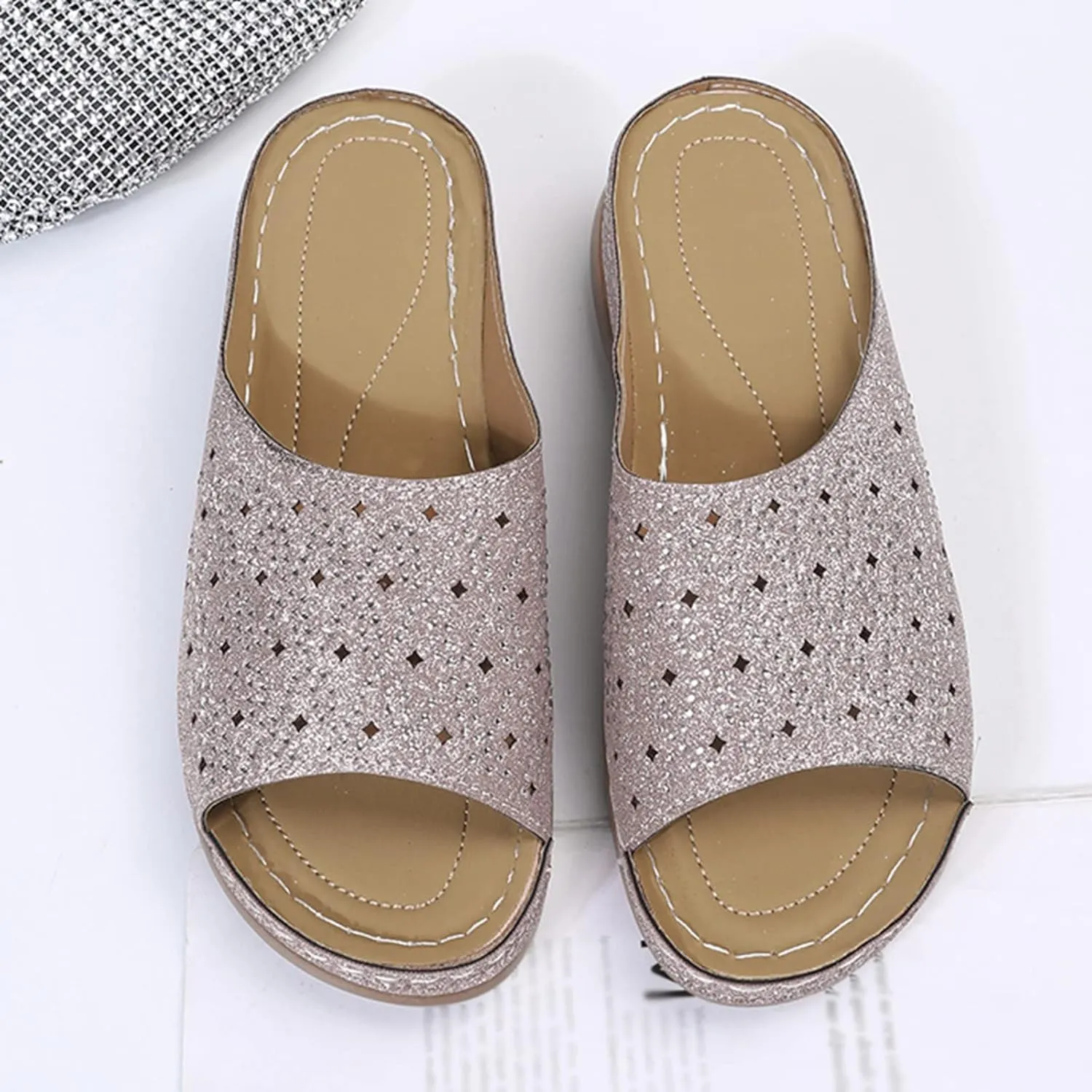 Orthotic Slippers with Heel Orthopedic Women's Athletic & Outdoor Sandals & Slides Orthopedic Travel Sandals Orthopedic Ladies Dressy Sandals Orthopedic Slide Sandals for Women with Arch Support
