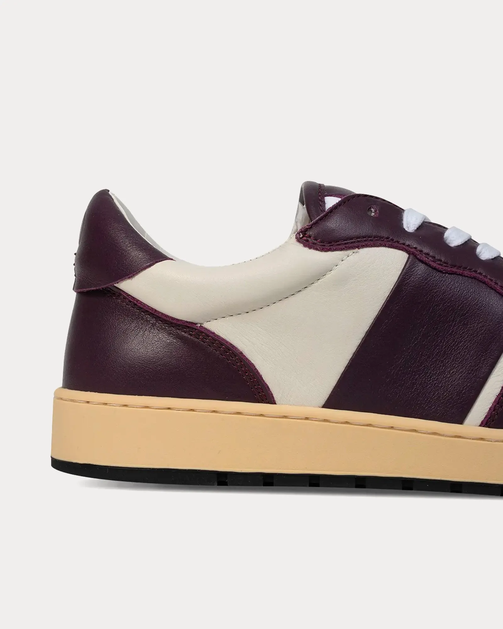 Pillar Destroyer Leather Purple / White Low Top Sneakers