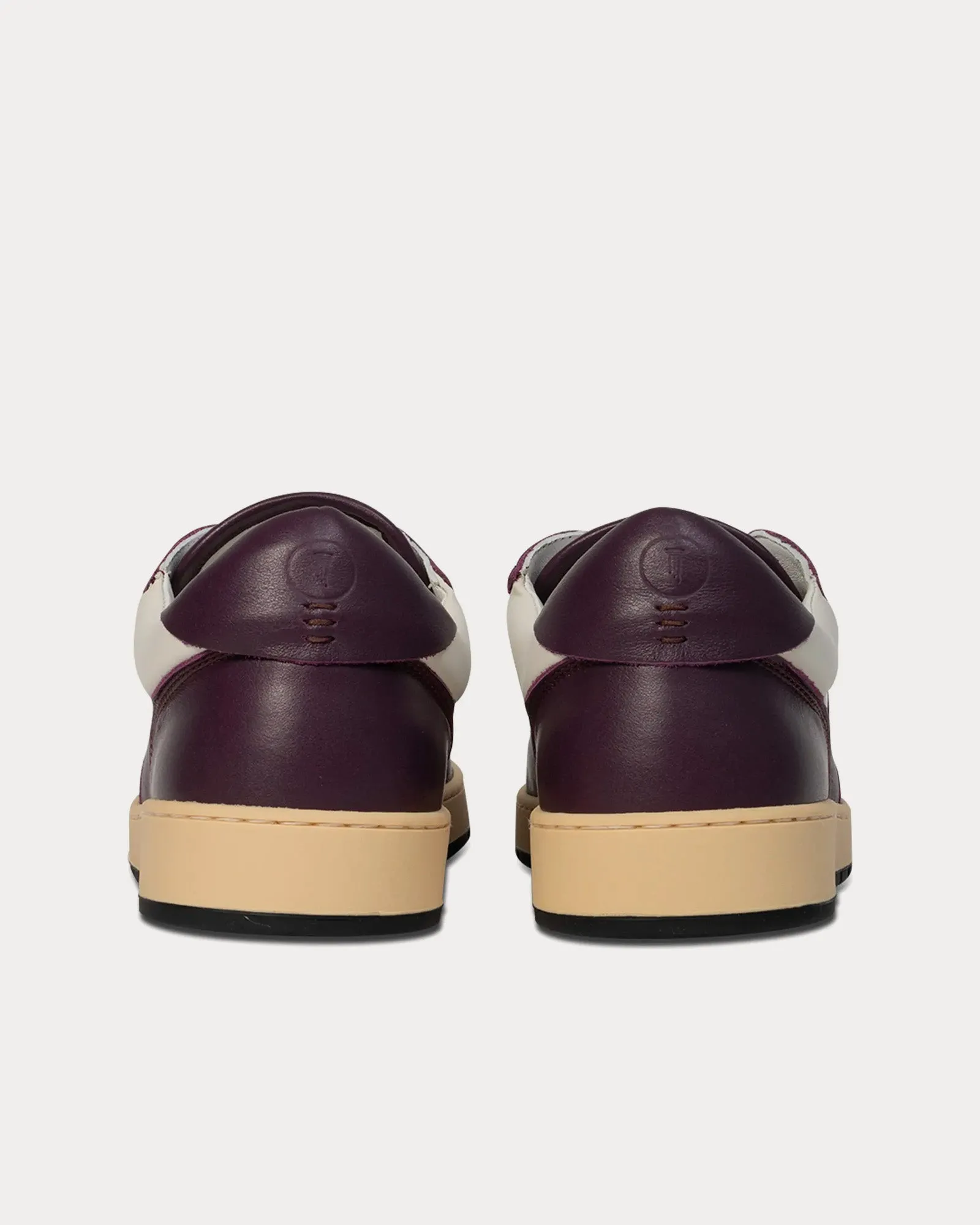Pillar Destroyer Leather Purple / White Low Top Sneakers