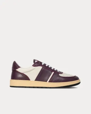 Pillar Destroyer Leather Purple / White Low Top Sneakers