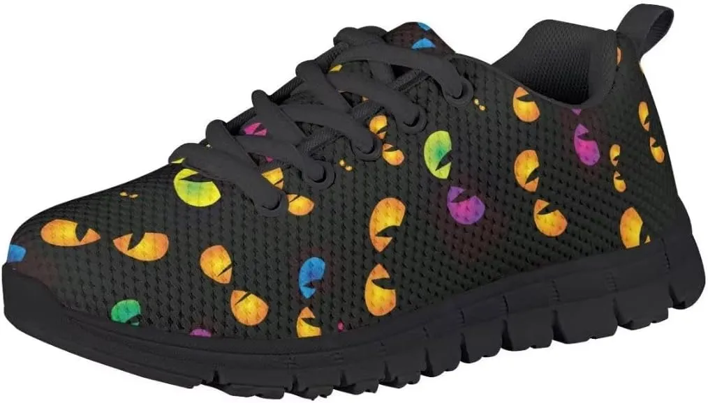 PinUp Angel Kid Girl Athletic Sneaker Breathable Running Walking Sport Lace Up Tennis Shoes