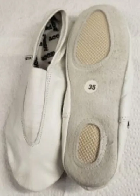 Powell -- Leather Gymnastics Shoes -- White