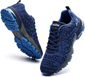 QAUPPE Mens Air Running Shoes Athletic Trail Tennis Sneaker (US7-12.5 D(M)