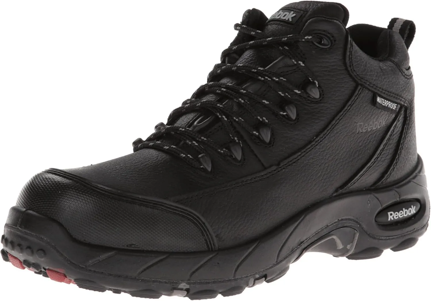 Reebok mens Tiahawk Safety Toe Waterproof Sport Work Industrial Construction Boot, Black, 9 X-Wide US
